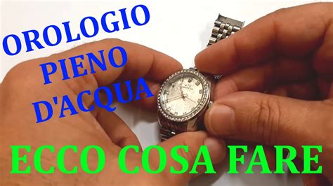 Nel Rolex è entrata acqua: cosa fare 